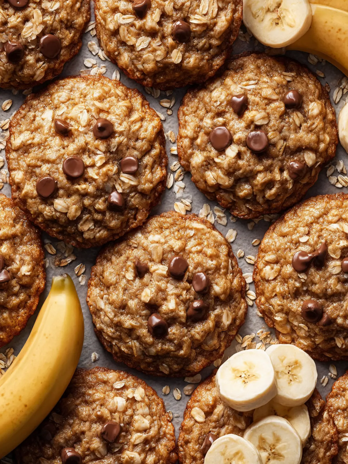 Banana Oatmeal Cookies First Image