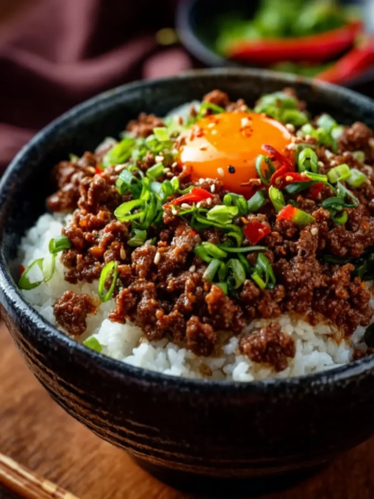 Delicious Korean Ground Beef Bowl (Quick & Easy) First Image