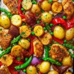 Sheet Pan Curry Chicken and Vegetables (Easy & Flavorful) 🍛 First Image