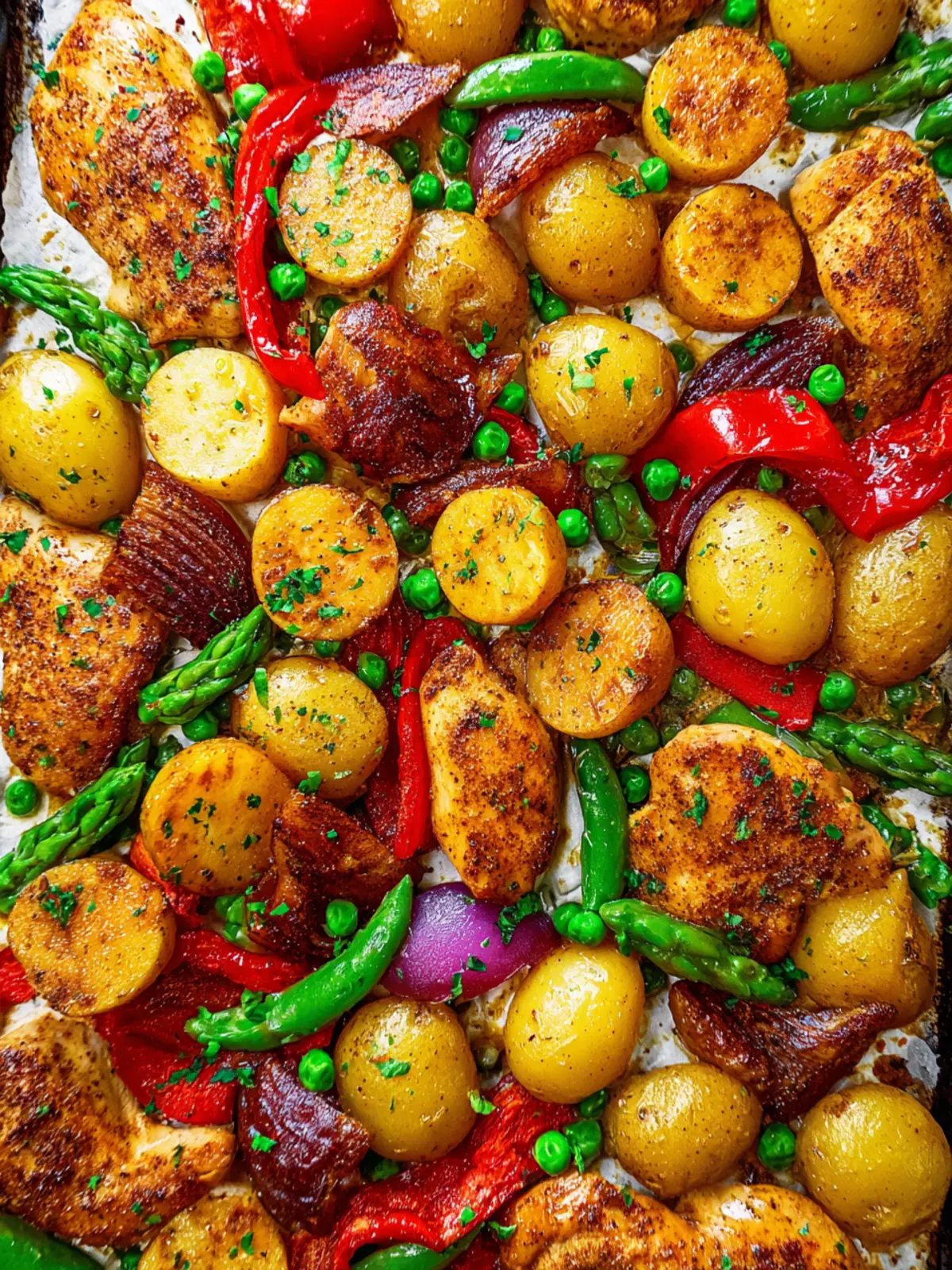 Sheet Pan Curry Chicken and Vegetables (Easy & Flavorful) 🍛 First Image