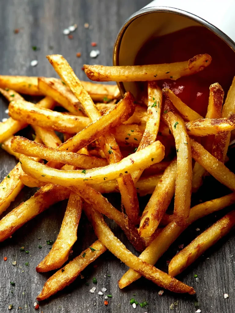 Easy Air Fryer Homemade Crispy French Fries First Image