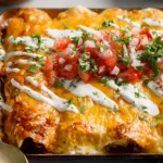 Cream Cheese Chicken Enchiladas First Image