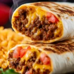 Irresistible Cheesy Beef Burritos for Taco Night Bliss First Image
