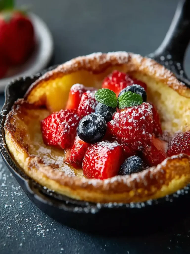 Easy Mini Dutch Baby Pancakes First Image