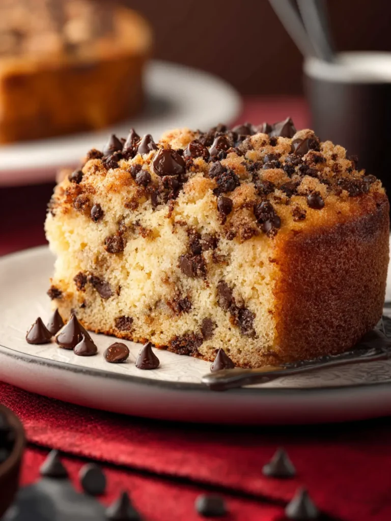 Chocolate Chip Coffee Cake First Image