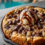 Chocolate Chip Skillet Cookie First Image