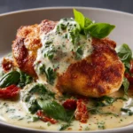 Chicken in Basil Cream Sauce First Image