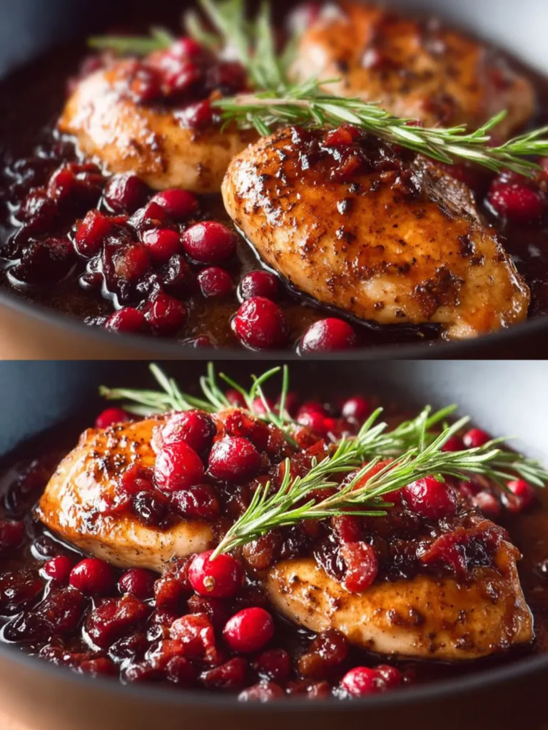 Cranberry Balsamic Chicken – A Perfect Dinner Recipe First Image
