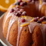 Cranberry Orange Bundt Cake First Image