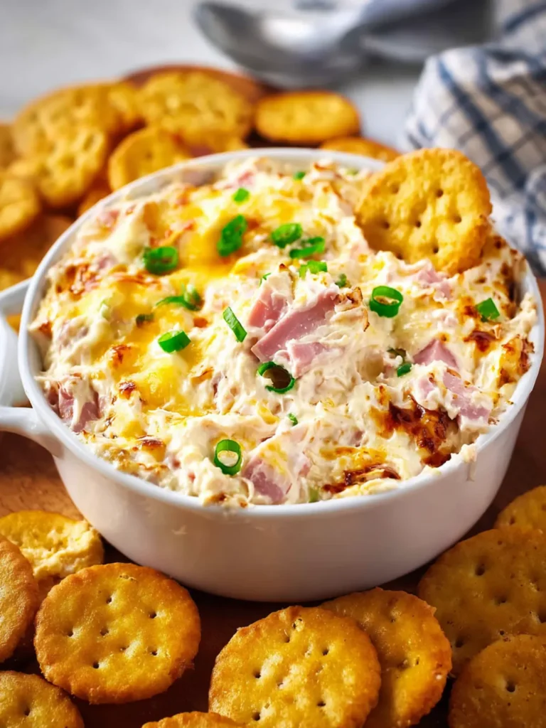 Delicious Creamy Ham Dip Appetizer First Image
