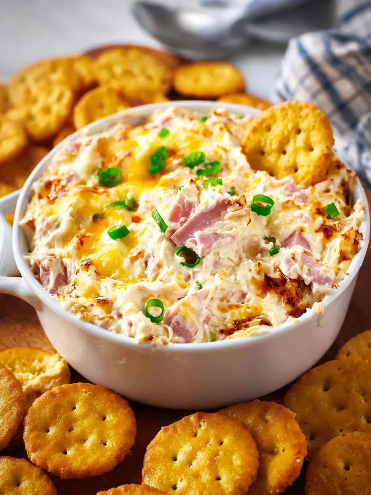 Delicious Creamy Ham Dip Appetizer First Image