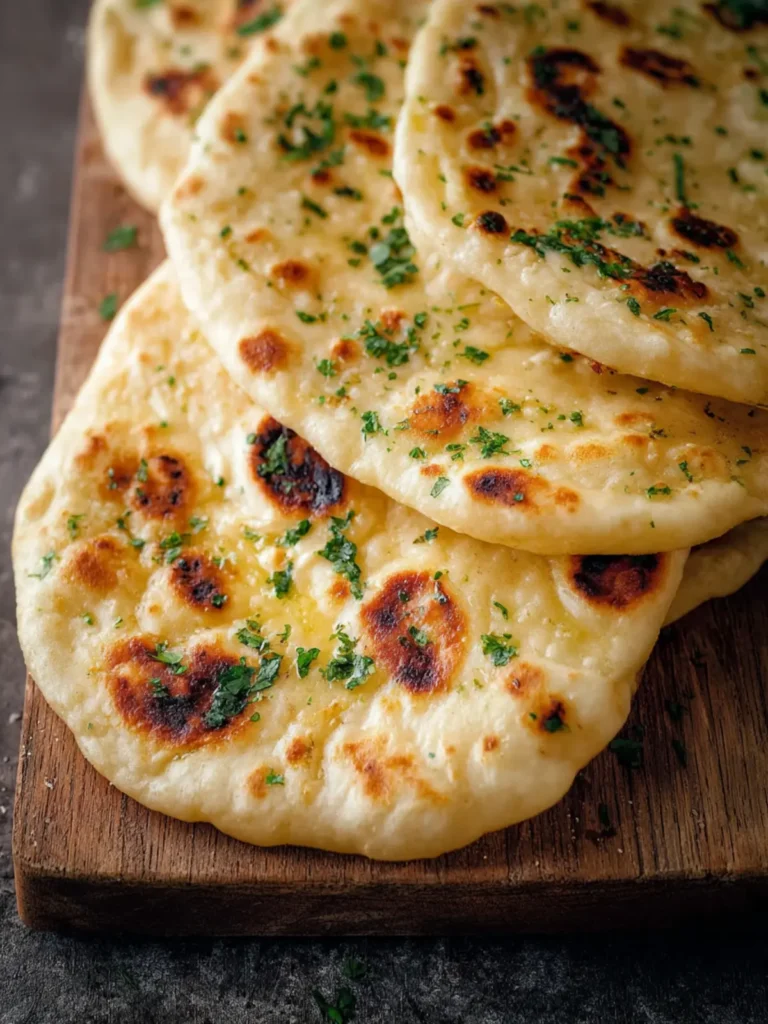 Easy Homemade Naan Bread First Image
