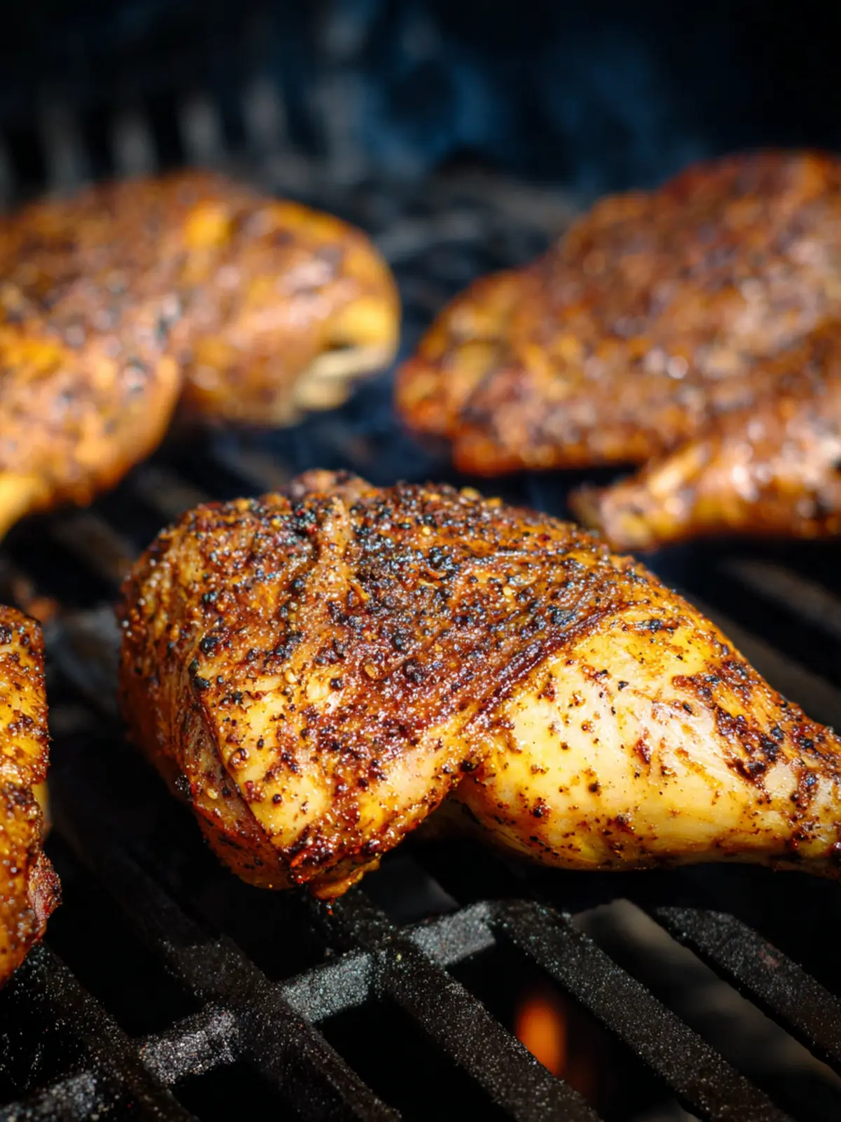 How to Smoke Chicken Quarters on the Pellet Grill (Tips and Temps) First Image