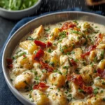 Irresistible Creamy Crack Chicken Gnocchi Recipe First Image