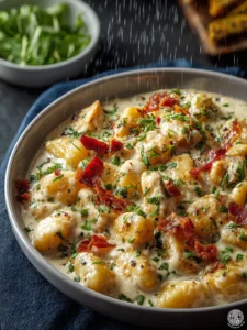 Irresistible Creamy Crack Chicken Gnocchi Recipe First Image