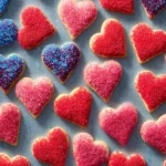 Mini Heart Sugar Cookies First Image