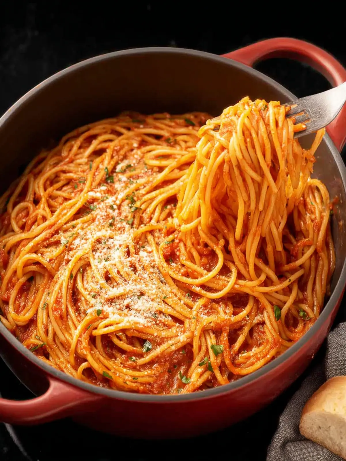 One Pot Spaghetti First Image