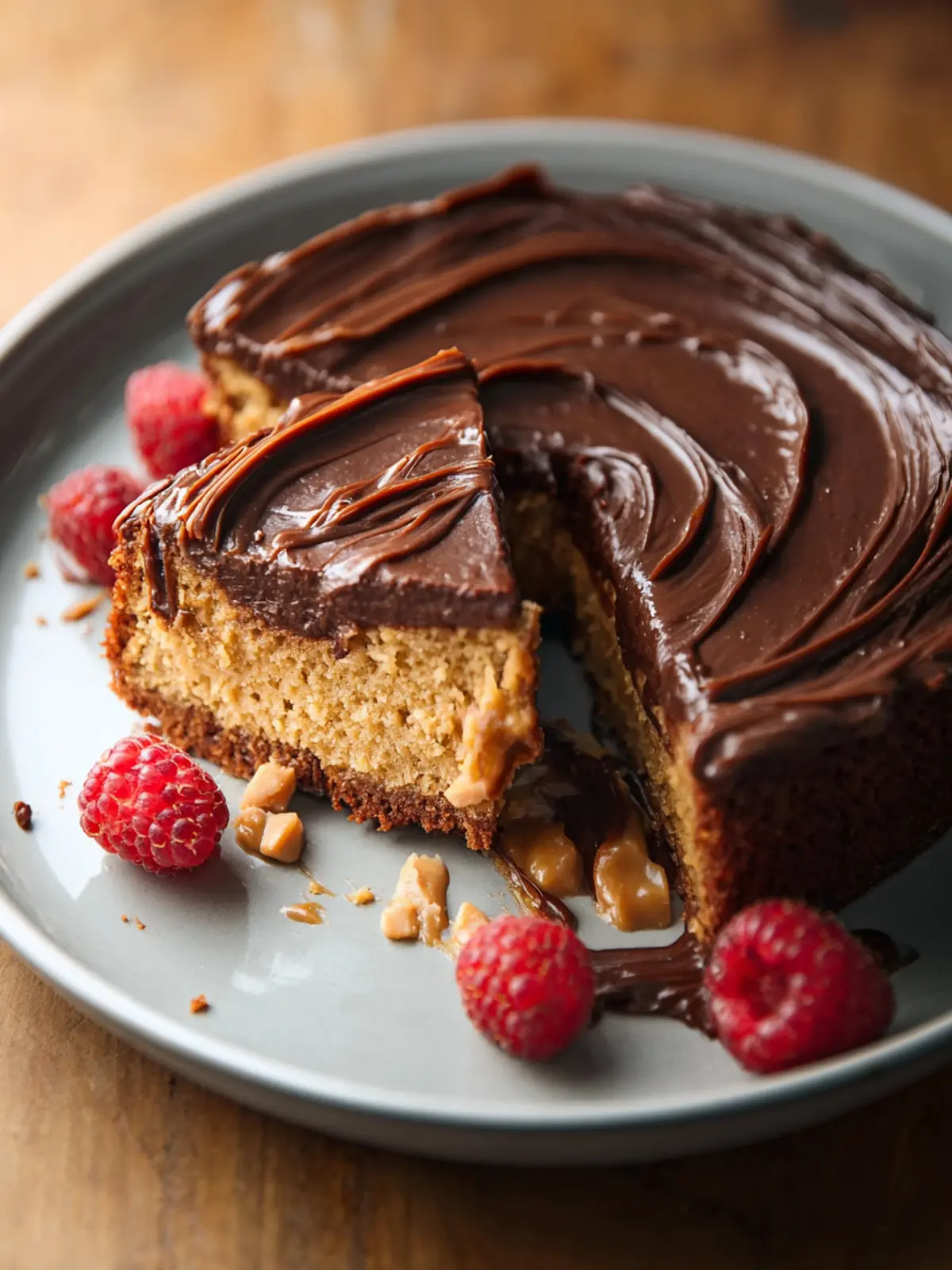 Peanut Butter Chickpea Cake (gluten-free) First Image