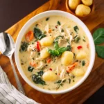 Slow Cooker Chicken Gnocchi Soup First Image