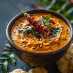 Andhra Style Peanut Chutney Recipe (Palli Chutney) First Image