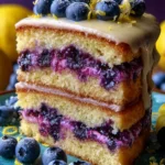 Blueberry Lemon Curd Cake First Image