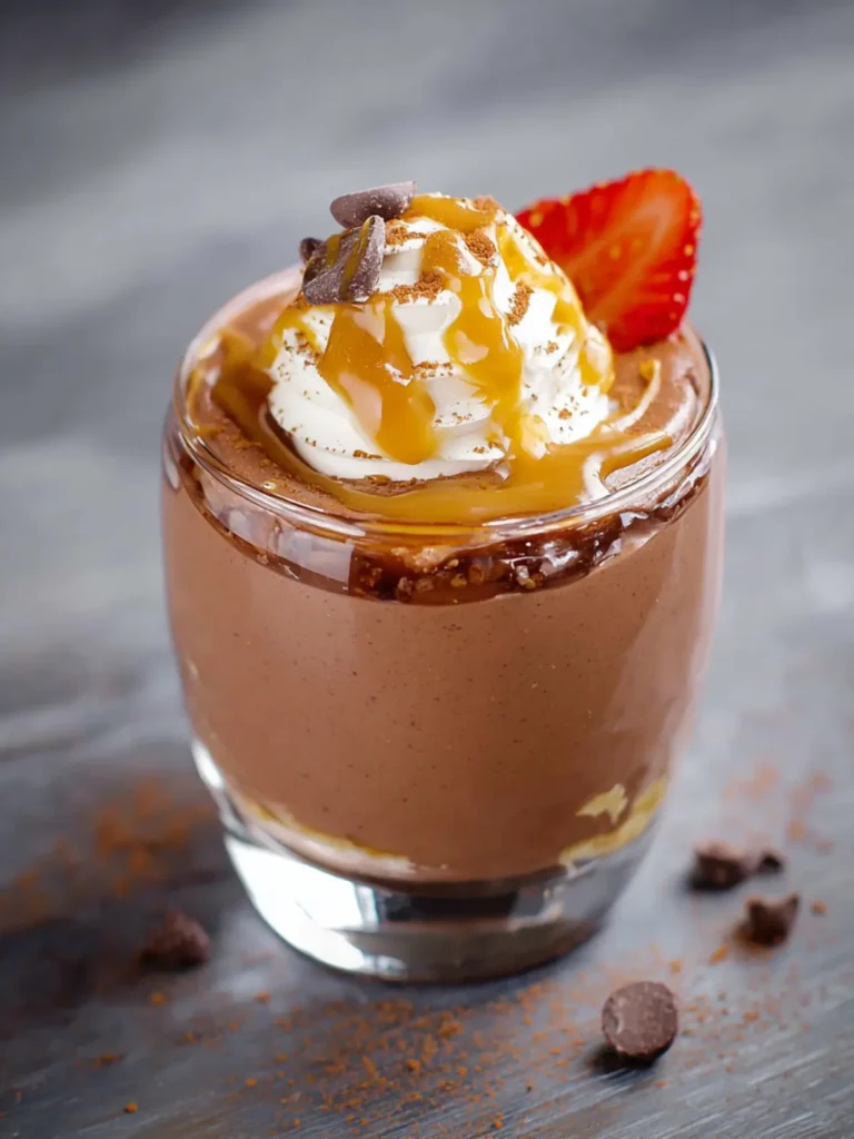 Chocolate Peanut Butter Cottage Cheese Mousse (High Protein, No‑Bake!) First Image