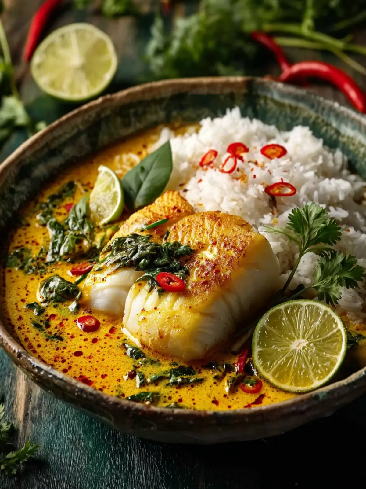 Coconut Lime Fish Curry First Image