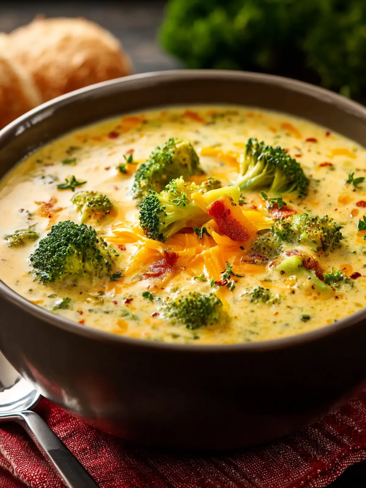 Comforting Broccoli Cheddar Soup to Warm Your Soul First Image