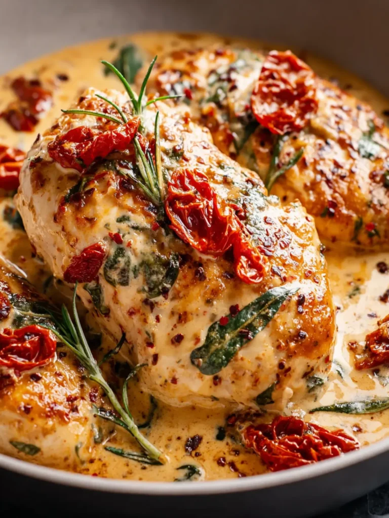 Deliciously Easy Creamy Tuscan Chicken Recipe You’ll Love! First Image