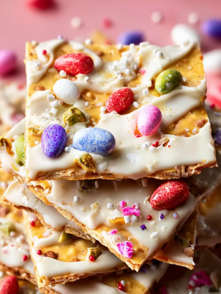 Easter Crack (Saltine Toffee) with White Chocolate First Image
