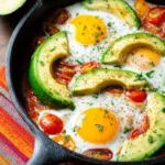 Egg Skillet with Avocado and Tomatoes First Image