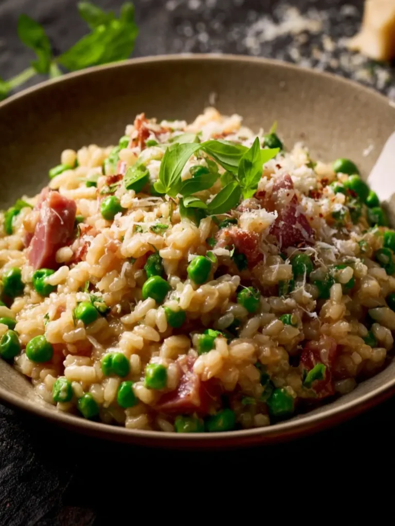 Ham and Pea Risotto First Image