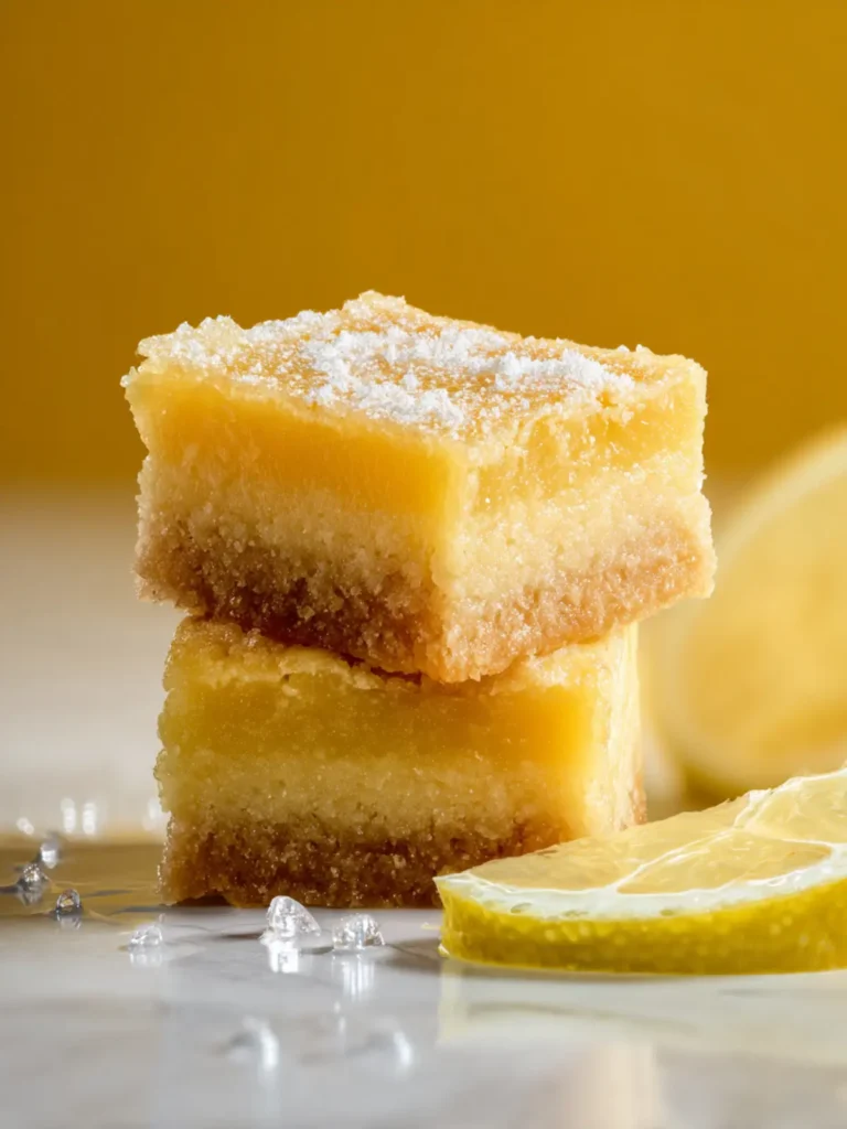 Healthy Lemon Bars First Image