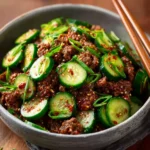 Keto Korean Beef Cucumber Salad First Image