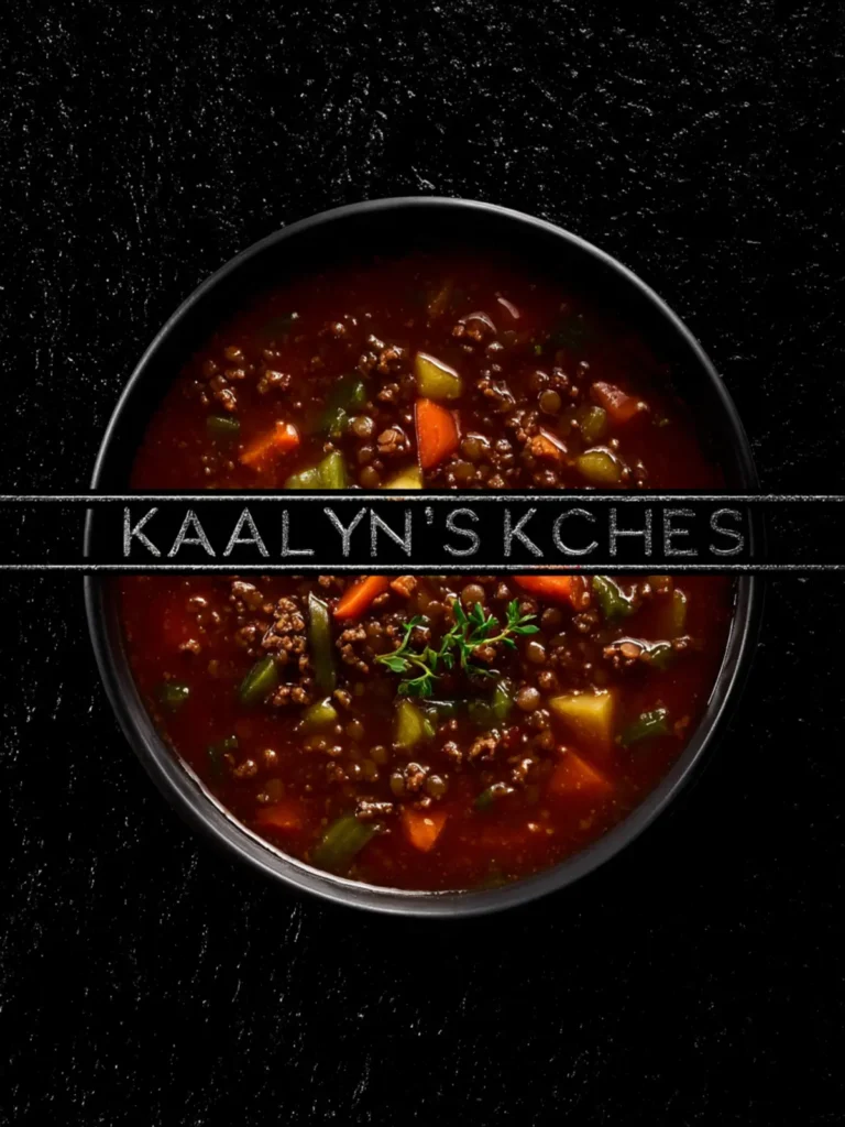 Lentil Soup with Ground Beef First Image