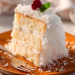 Simple & Moist Coconut Cake First Image