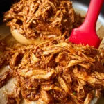 Slow Cooker Crockpot Pulled Chicken First Image