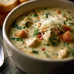 Garlic Parmesan Chicken Soup First Image