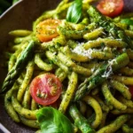 asparagus rose pesto pasta First Image
