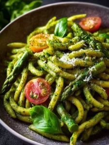 asparagus rose pesto pasta First Image
